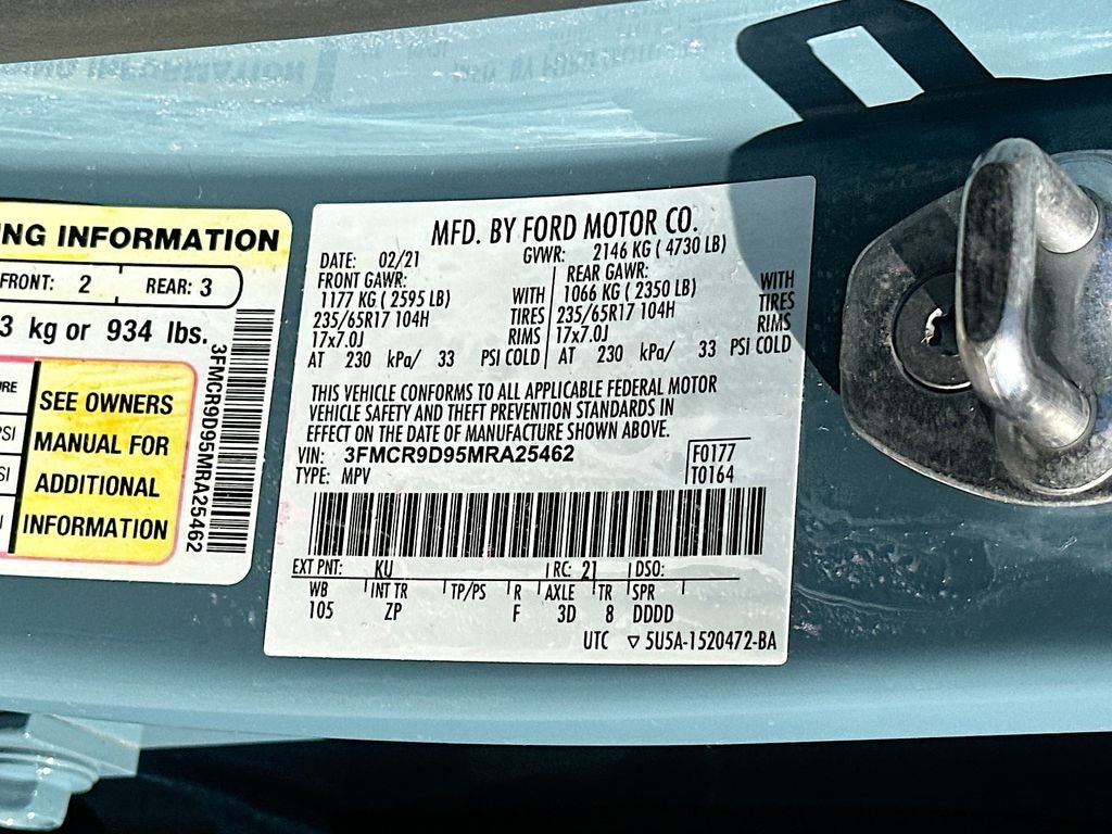 2021 Ford Bronco Sport Badlands