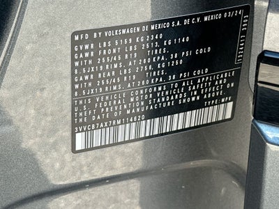 2024 Volkswagen Tiguan 2.0T SE R-Line Black