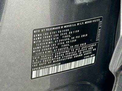 2022 Volkswagen Tiguan 2.0T SE R-Line Black