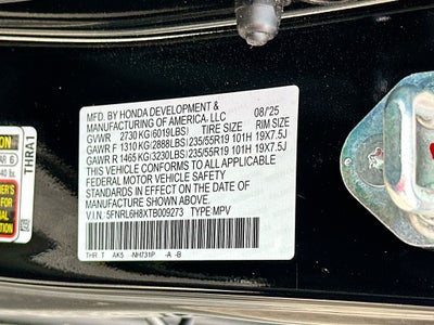 2026 Honda Odyssey Touring