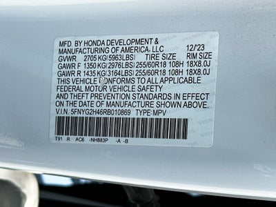 2024 Honda Pilot EX-L 8 Passenger