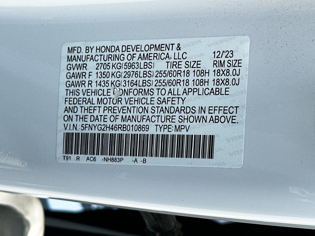 2024 Honda Pilot EX-L 8 Passenger