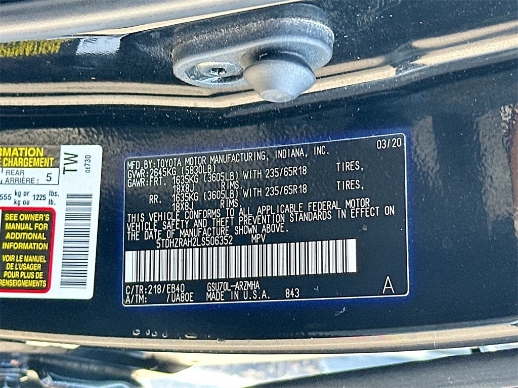 2020 Toyota Highlander XLE