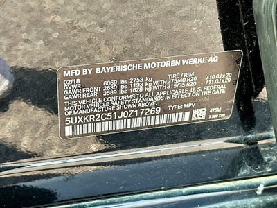 2018 BMW X5 sDrive35i