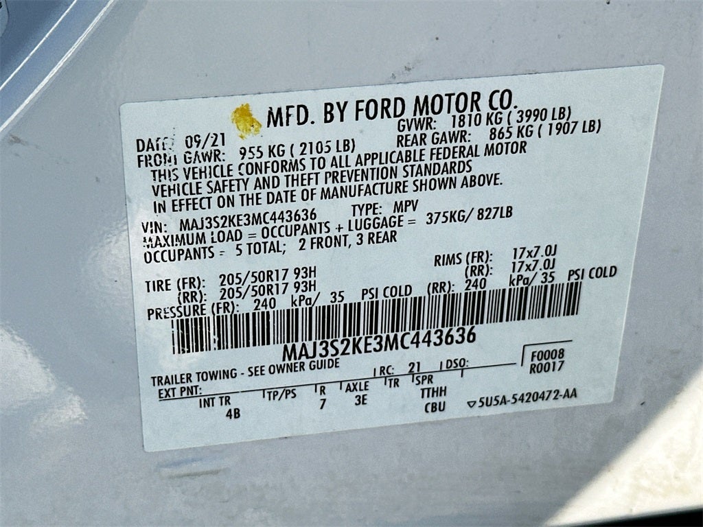 2021 Ford EcoSport Titanium