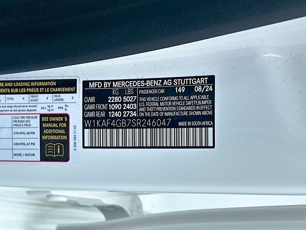 2025 Mercedes-Benz C-Class C 300