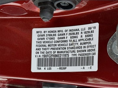 2019 Honda Civic Sedan LX