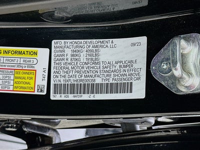 2024 Honda Civic Sport Touring