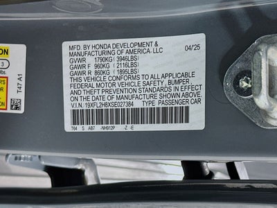 2025 Honda Civic Sport