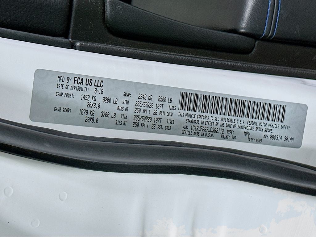 2018 Jeep Grand Cherokee Upland Edition