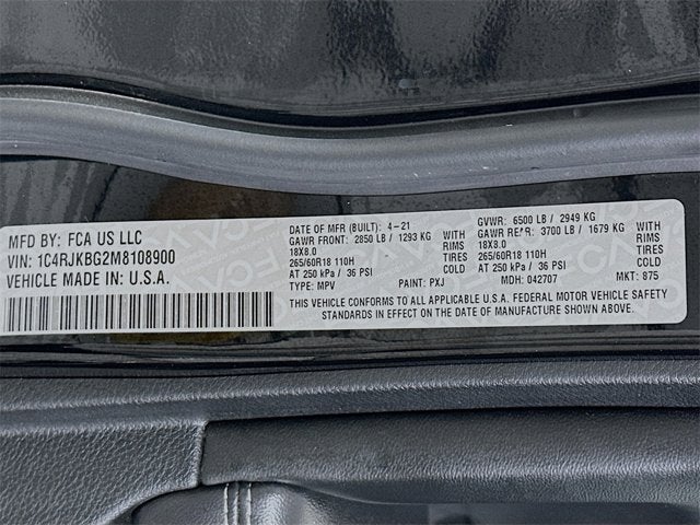 2021 Jeep Grand Cherokee L Limited