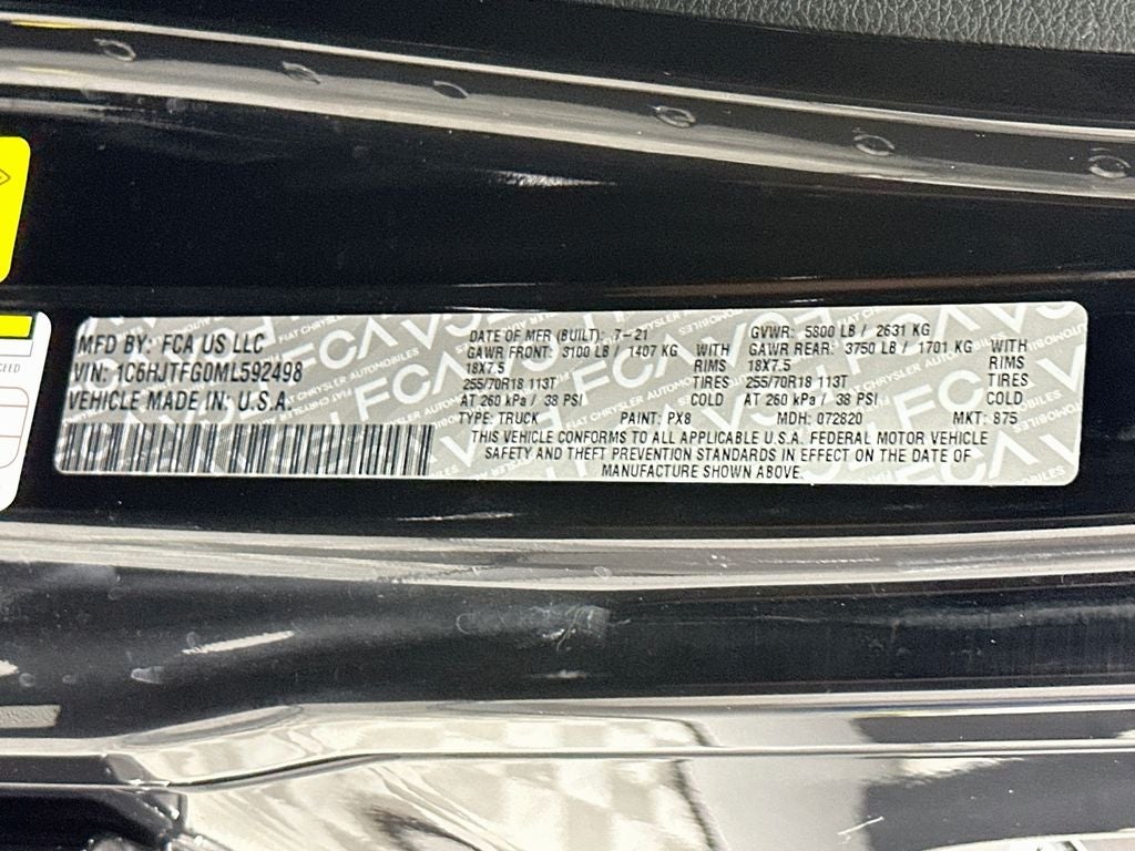 2021 Jeep Gladiator Overland