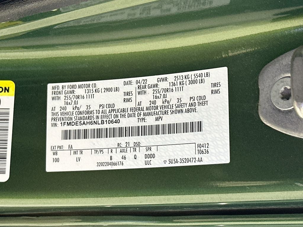 2022 Ford Bronco Base