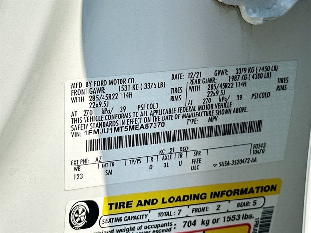 2021 Ford Expedition Platinum