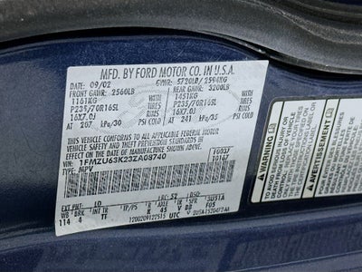 2003 Ford Explorer XLT