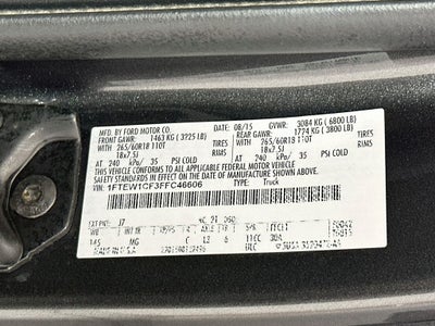 2015 Ford F-150 XLT