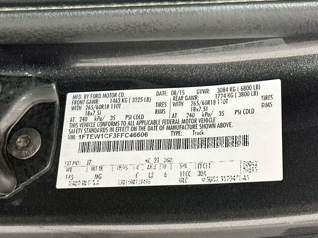 2015 Ford F-150 XLT