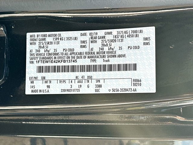 2019 Ford F-150 Base