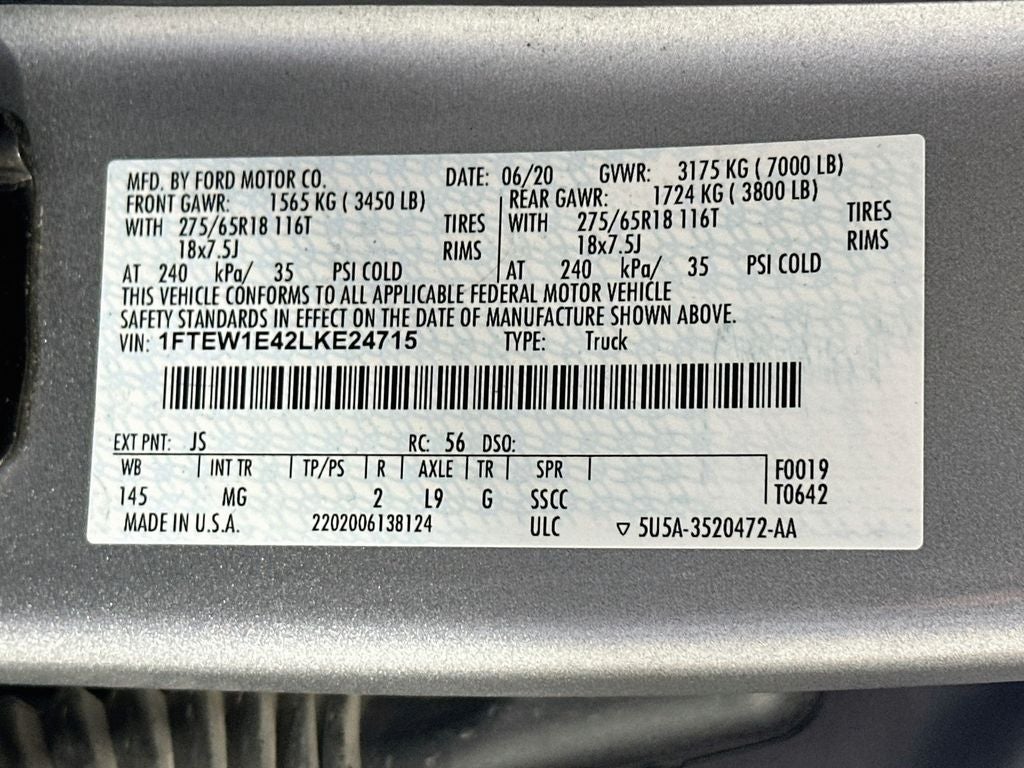 2020 Ford F-150 XLT