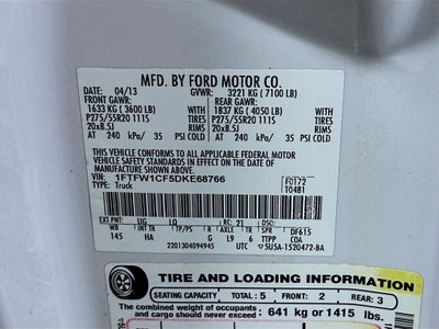 2013 Ford F-150 Lariat