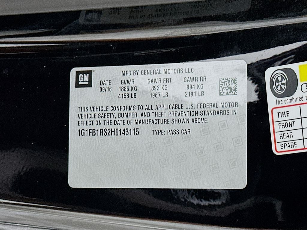 2017 Chevrolet Camaro 1LT