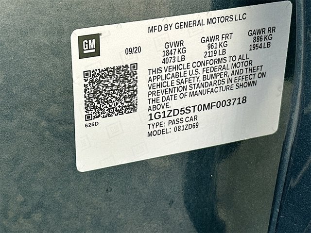 2021 Chevrolet Malibu LT