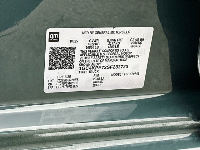 2025 Chevrolet Silverado 2500HD LTZ