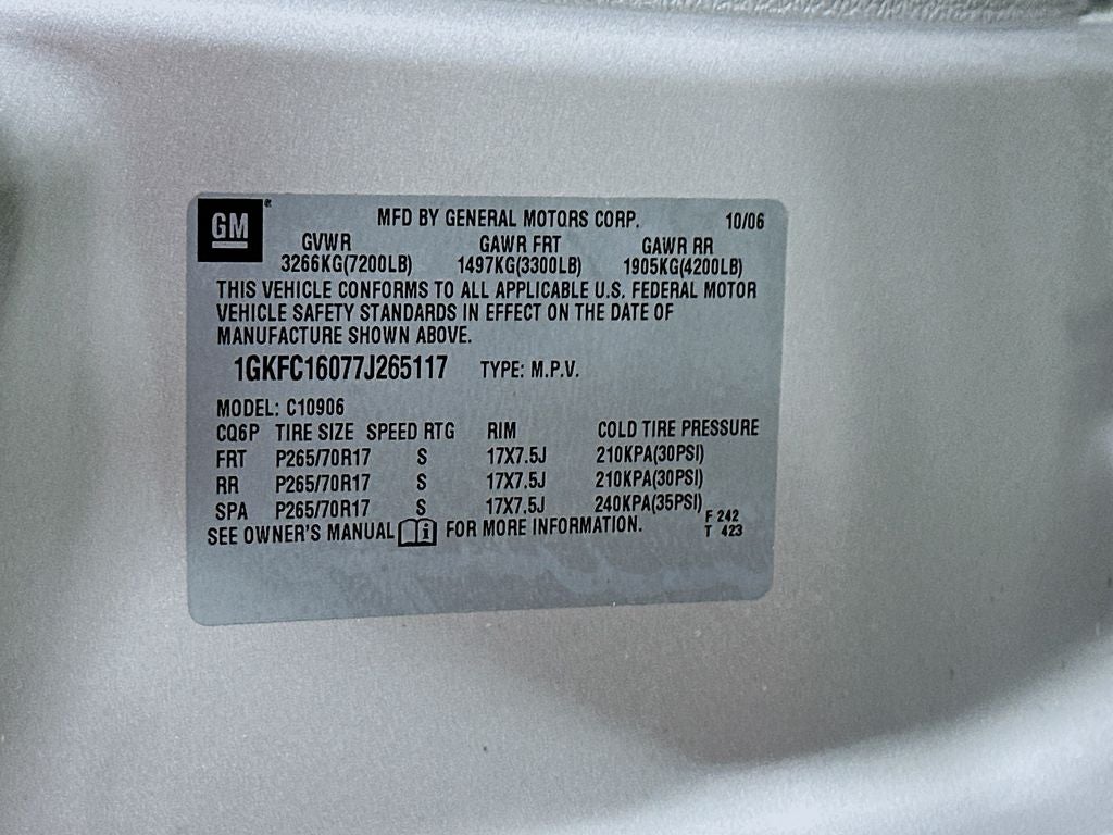 2007 GMC Yukon XL SLT 1500