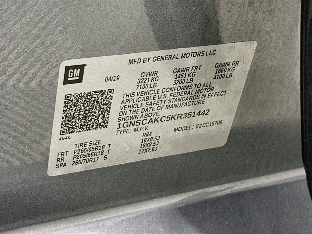 2019 Chevrolet Tahoe LS