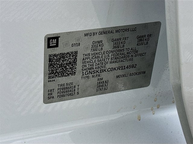 2019 Chevrolet Tahoe LT