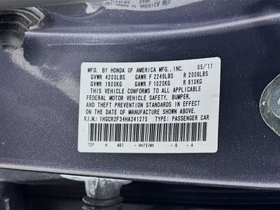 2017 Honda Accord LX