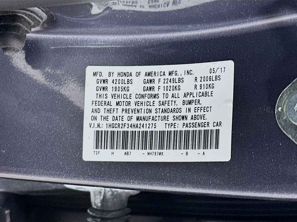 2017 Honda Accord LX