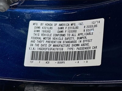 2015 Honda Accord Sedan Sport