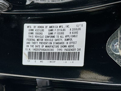 2016 Honda Accord EX-L