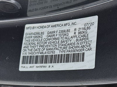 2020 Honda Accord EX