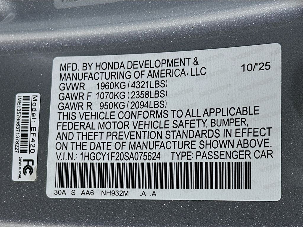 2025 Honda Accord LX