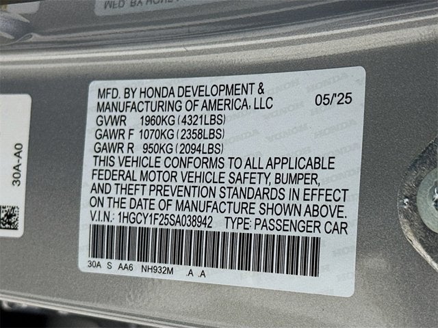 2025 Honda Accord Sedan LX