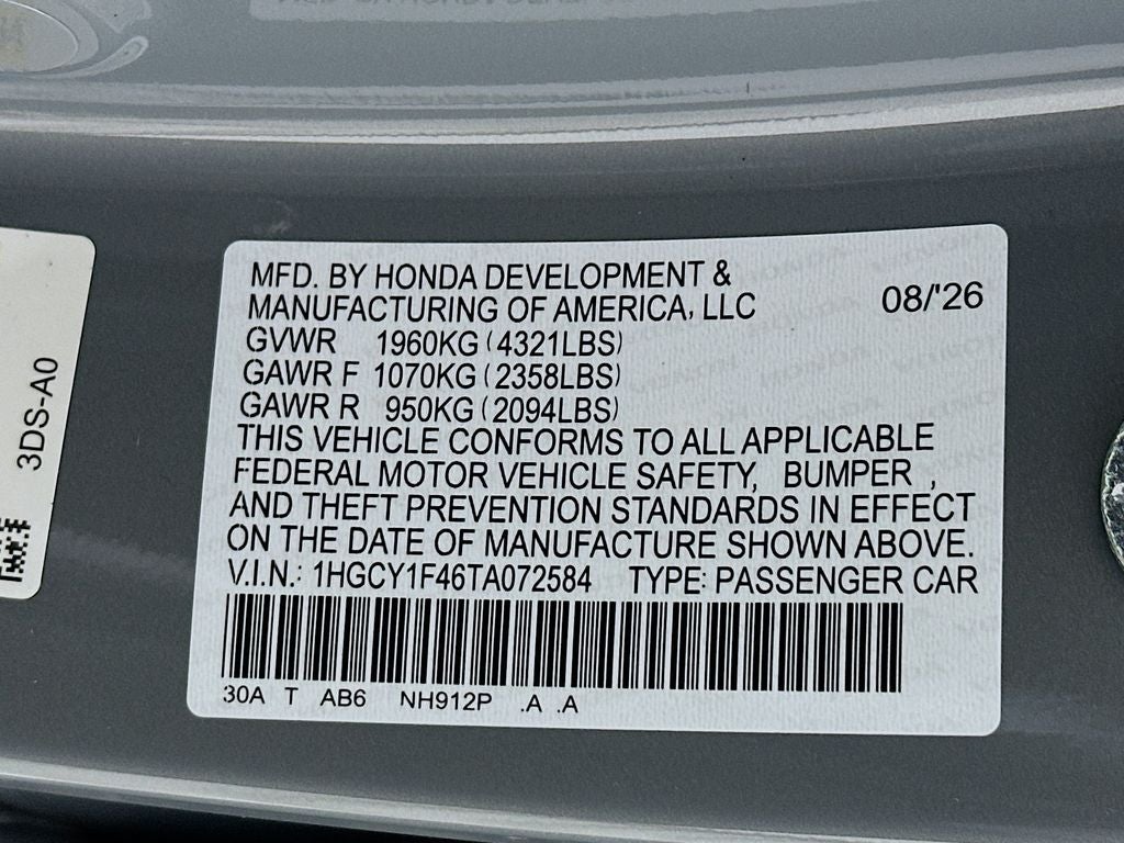 2026 Honda Accord SE