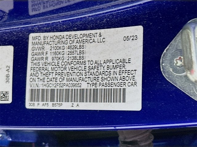 2023 Honda Accord Hybrid Sport