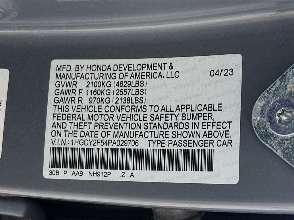 2023 Honda Accord Hybrid Sport