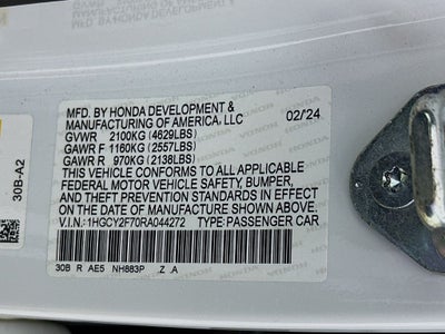 2024 Honda Accord Hybrid Sport-L