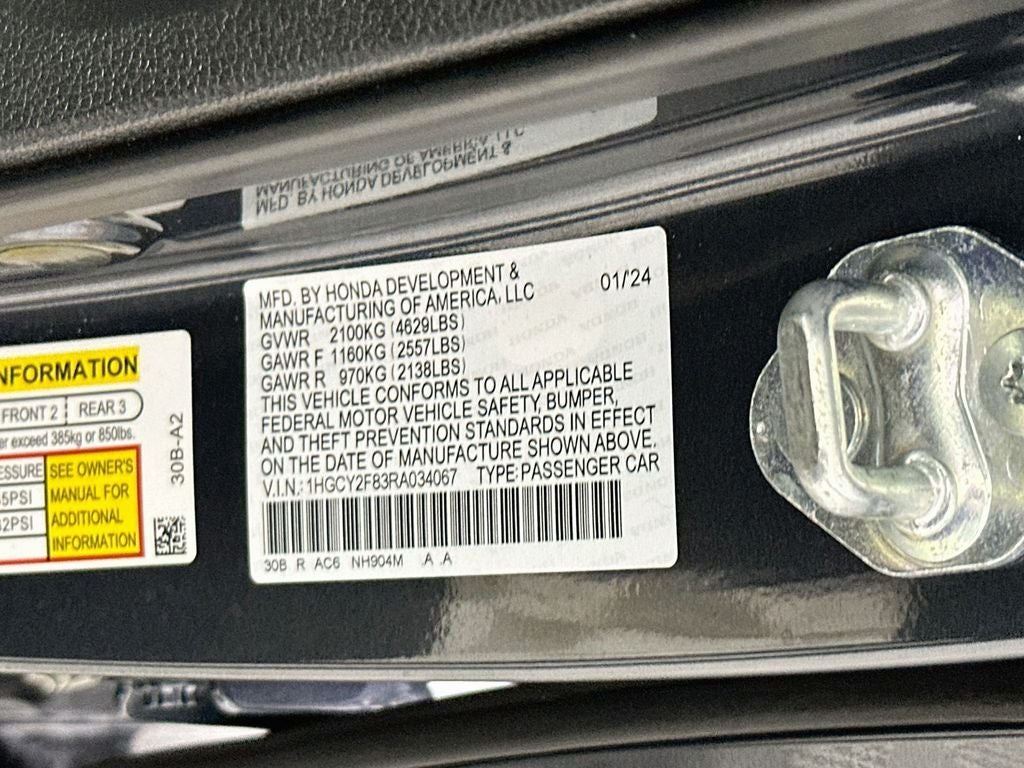 2024 Honda Accord Hybrid Touring