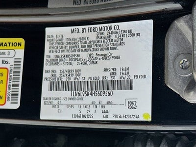 2017 Lincoln Continental Select