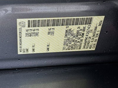 2017 Nissan Maxima SV