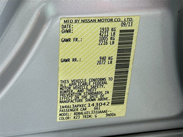 2014 Nissan Altima 2.5 SV