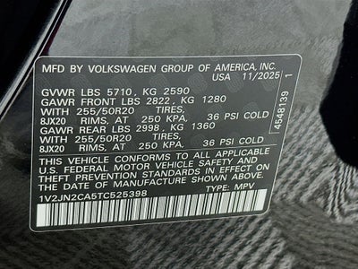 2026 Volkswagen Atlas 2.0T SE w/Technology