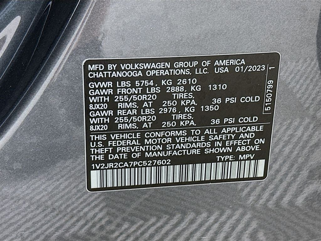 2023 Volkswagen Atlas 3.6L V6 SE w/Technology