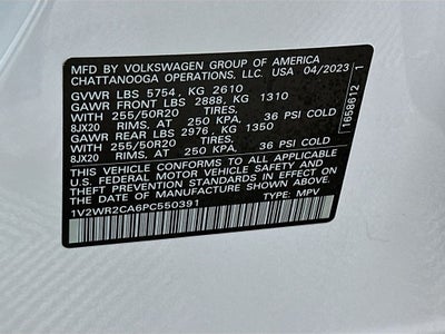 2023 Volkswagen Atlas 3.6L V6 SE w/Technology