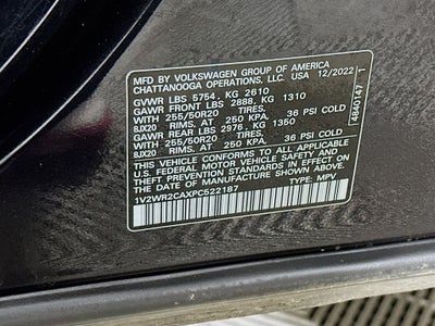2023 Volkswagen Atlas 3.6L V6 SE w/Technology