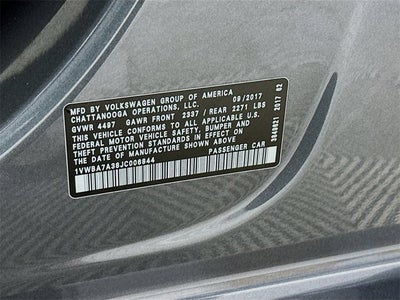 2018 Volkswagen Passat 2.0T SE